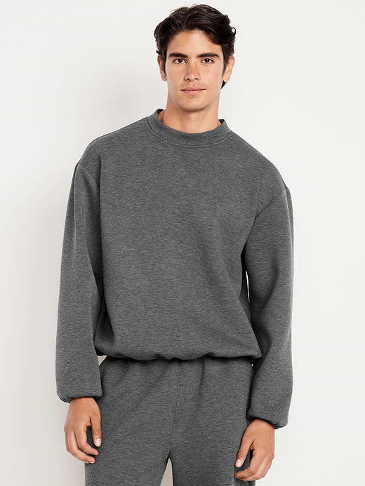 Bounce Fleece Oversized Sweatshirt - Charcoal Heather