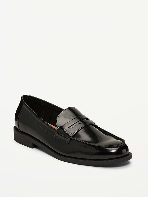 Faux-Leather Loafers for Men - Black Jack