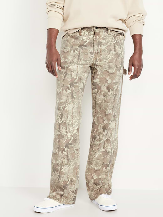 90s Baggy Carpenter Jeans - Sand Camo