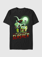 Spongebob Hash Slinging Tee Graphic T-Shirt - Black