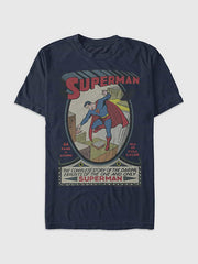 Superman Daring Exploits Graphic T-Shirt - Navy