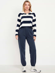 High-Waisted SoComfy Jogger Sweatpants - Dusk Navy
