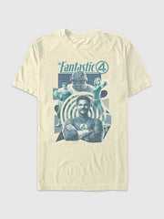 Fantastic Four Greatest Heroes Graphic T-Shirt - Natural