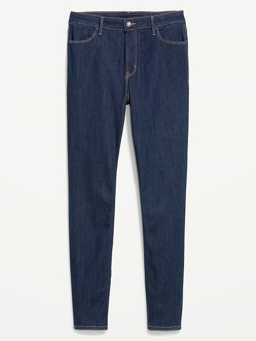 High-Waisted Wow Super-Skinny Jeans - Indigo
