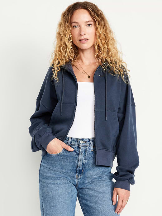 SoComfy Full-Zip Hoodie Sweatshirt - Dusk Navy