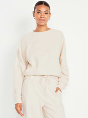 SoComfy Oversized Raglan Sweatshirt - Howlite