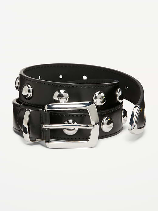 Studded Belt for Women - Black Jack