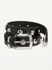 Studded Belt for Women - Black Jack