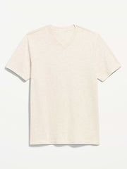 V-Neck T-Shirt - Oatmeal Heather