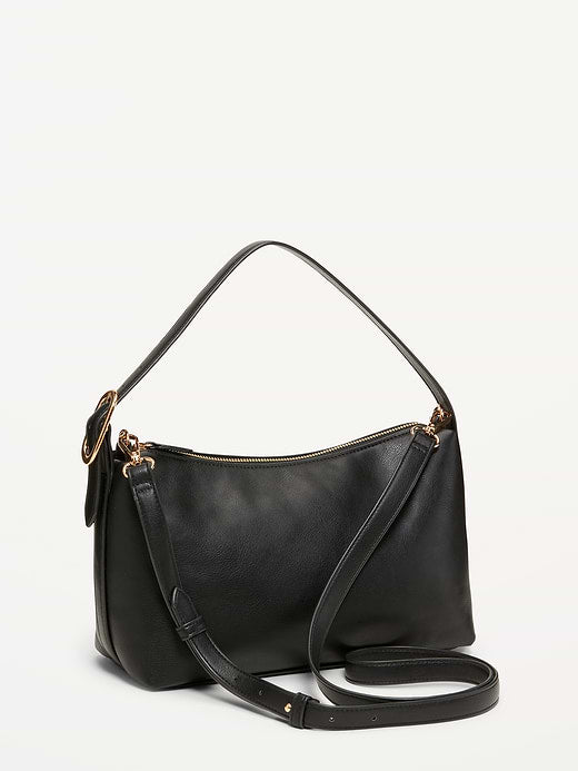 Convertible Carrie Crossbody Bag - True Black