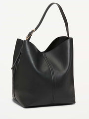 Large Carrie Tote Bag - True Black