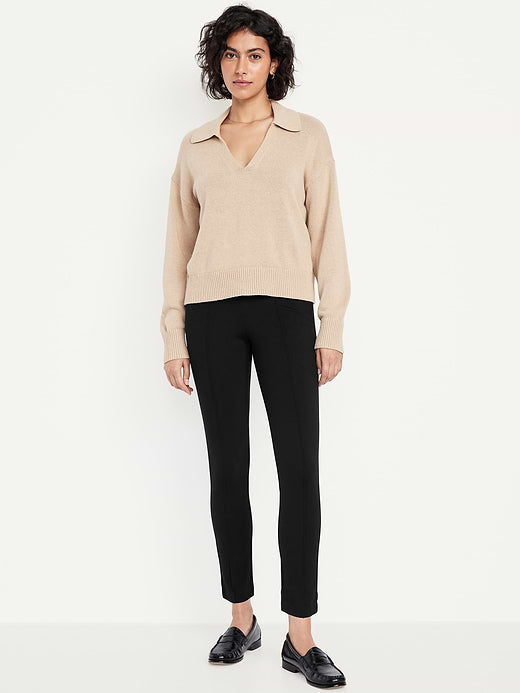 Extra High-Waisted Stevie Skinny Pants - Black Jack