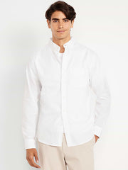 Slim Fit Everyday Shirt - White Lilies
