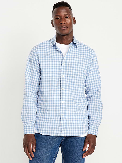 Classic Fit Everyday Shirt - Blue Gingham