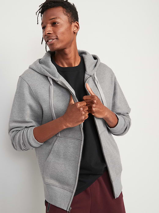 Rotation Full-Zip Hoodie - Dark Heather Gray