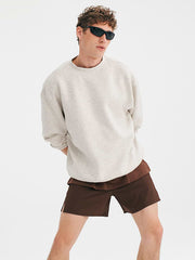 Bounce Fleece Oversized Sweatshirt - Oatmeal Heather