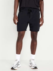 Recharge Knit Shorts -- 7-inch inseam - Black Jack