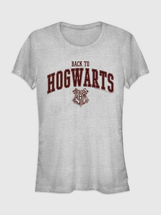 Harry Potter Hogwarts Graphic T-Shirt - Athletic Heather