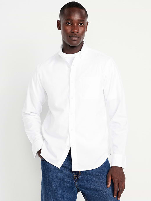 Classic Fit Everyday Oxford Shirt - Calla Lily White