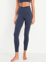 High-Waisted StudioSmooth Ruched Leggings - Dusk Navy