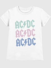 ACDC  Graphic T-Shirt for Women - White