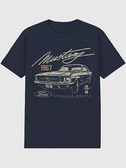 Ford American Muscle Graphic T-Shirt for Men - Navy
