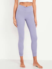 High-Waisted StudioSmooth Ruched Leggings - Lunar Path