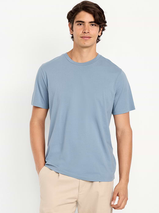 Crew-Neck T-Shirt - Stonewash