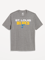 NHL T-Shirt for Adults - Blues Grey