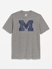 College T-Shirt for Adults - WOLVERINES GREY
