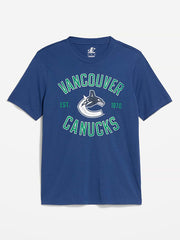 NHL T-Shirt for Adults - Canucks Blue