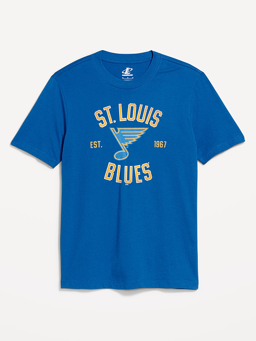NHL T-Shirt for Adults - Blues Blue