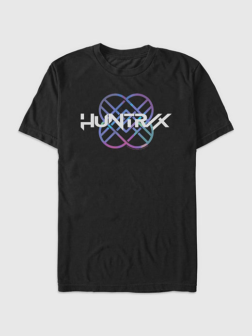 K-Pop Demon Hunters Huntrix Logo Graphic T-Shirt - Black
