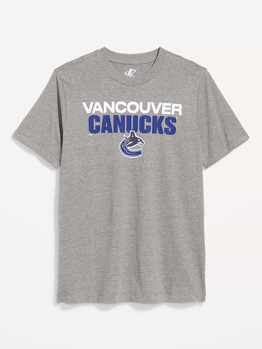 NHL T-Shirt for Adults - Canucks Grey