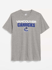 NHL T-Shirt for Adults - Canucks Grey