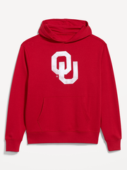 College Pullover Hoodie for Adults - Sooners Red