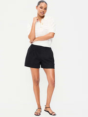 High-Waisted OGC Chino Shorts -- 4-inch inseam - Black Jack