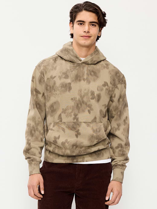 Printed Rotation Hoodie - Brown Floral