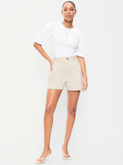 High-Waisted OGC Chino Shorts -- 4-inch inseam - Wish Bone