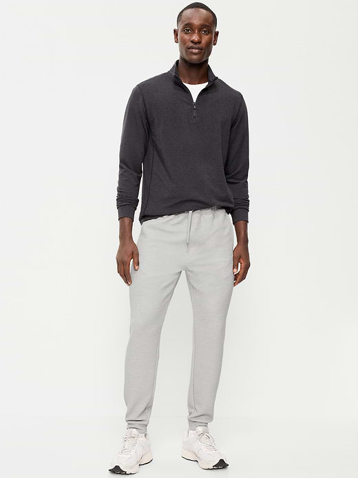 Recharge Waffle-Knit Joggers - Light Gray