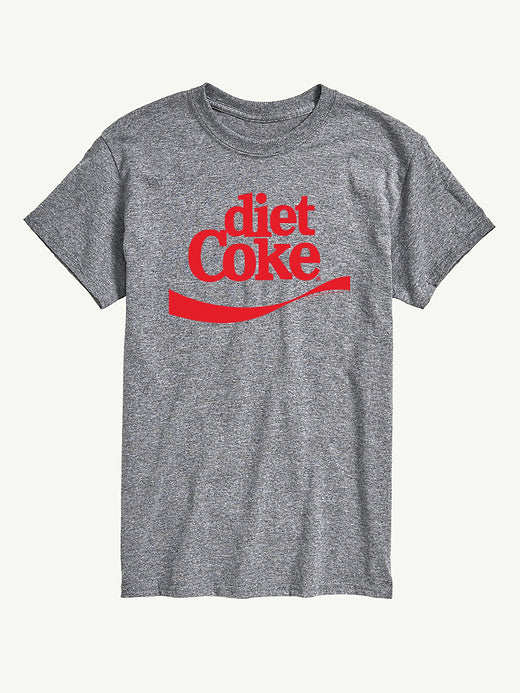 Coca-Cola Diet Coke Logo Short Sleeve Graphic Tee - Athletic Heather