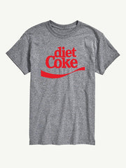 Coca-Cola Diet Coke Logo Short Sleeve Graphic Tee - Athletic Heather