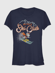 Disney Mickeys Ski Club Graphic T-Shirt - Navy