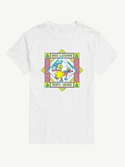 Sesame Street Ski Lodge Short Sleeve Graphic Tee - White
