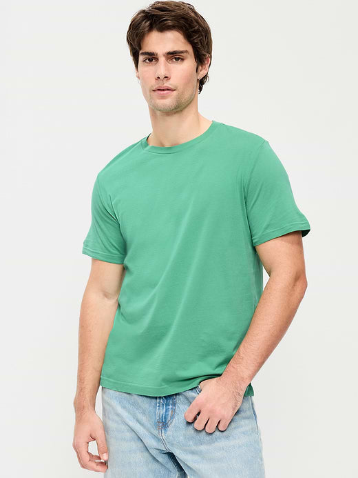 Crew-Neck T-Shirt - Chrysolite