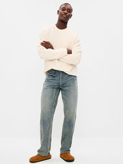 Loose Built-In Flex Jeans - Medium Tint