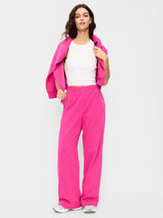 High-Waisted SoComfy Wide-Leg Sweatpants - Dragonfruit