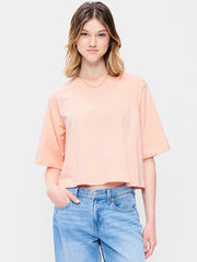 Short-Sleeve Trapeze T-Shirt - Peach Gelato