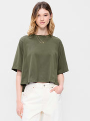 Short-Sleeve Trapeze T-Shirt - Heritage Green