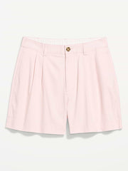 High-Waisted OGC Chino Shorts -- 4-inch inseam - Pastel Pink